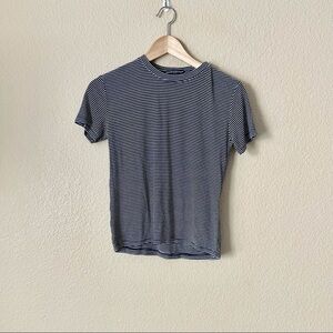 Brandy Melville striped stretch tee T-shirt